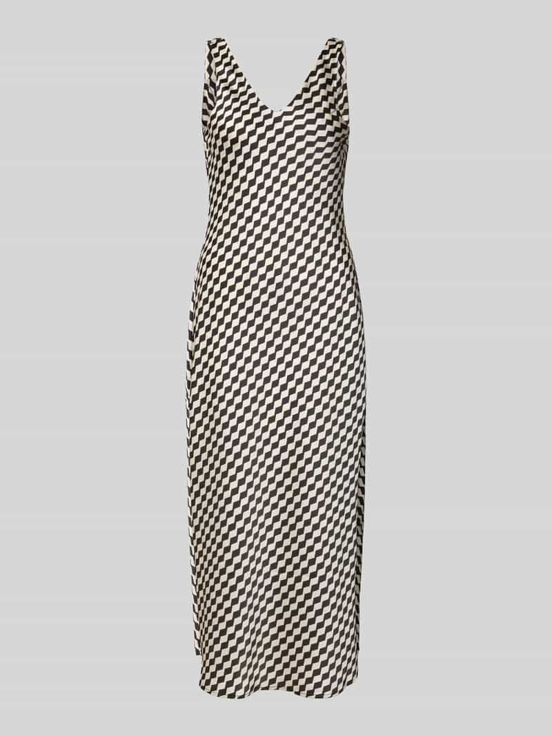 someday Midi-jurk met V-hals model 'Qova'