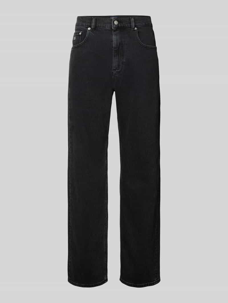 Tommy Jeans Straight fit jeans met labelstitching model 'OTIS'