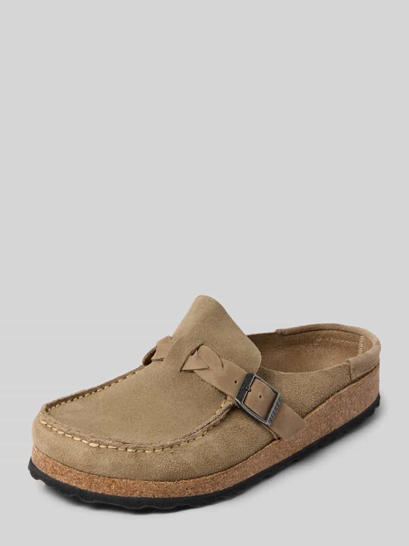 Clogs van suède model 'BUCKLEY BRAIDED'