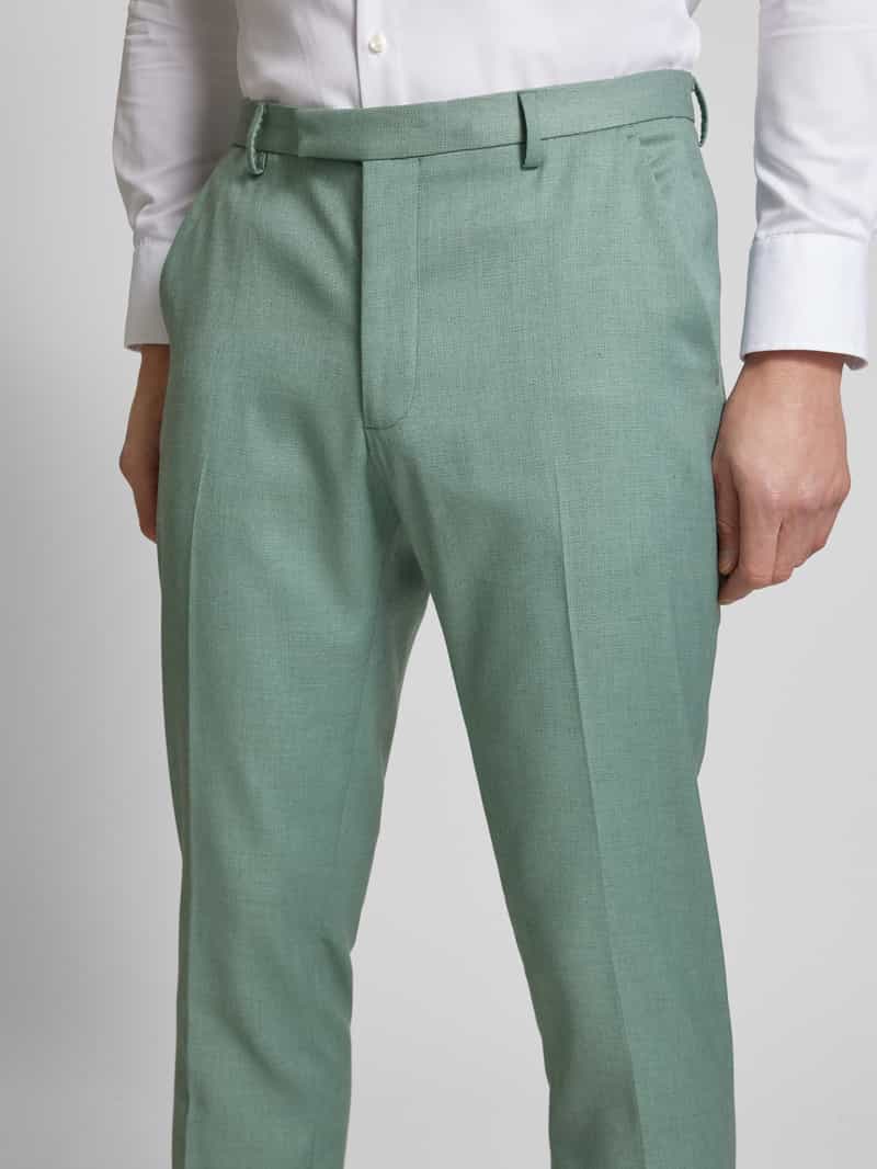 MCNEAL Slim fit pantalon met linnen