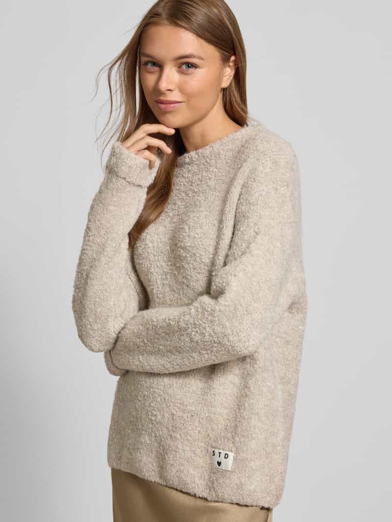 Ichi Regular fit pullover met wol model 'Larisa'