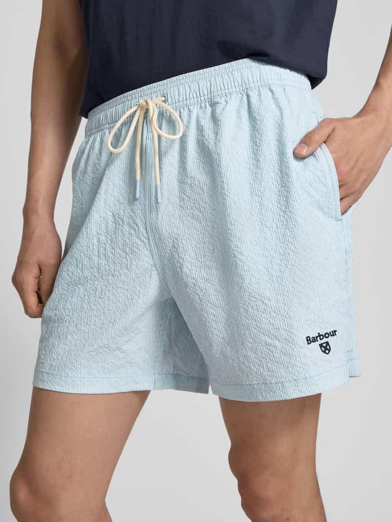 Barbour Korte broek met elastische band en steekzakken