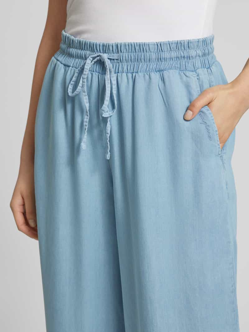Mazine Baggy fit broek in denimlook