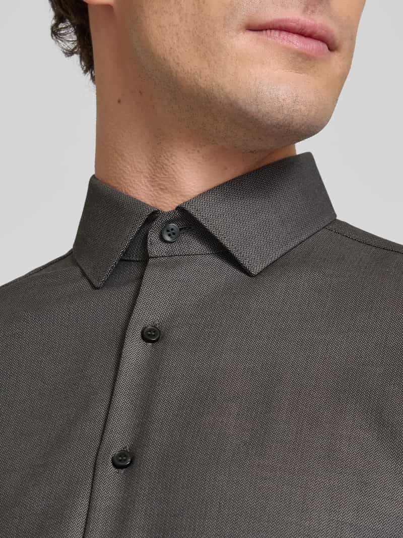 OLYMP Level Five Slim fit zakelijk overhemd van katoenmix