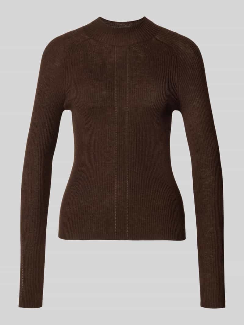 Gebreide pullover met wol