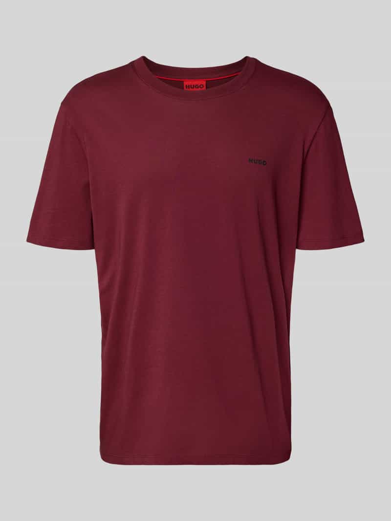 HUGO Regular fit T-shirt van puur katoen model 'DERO'