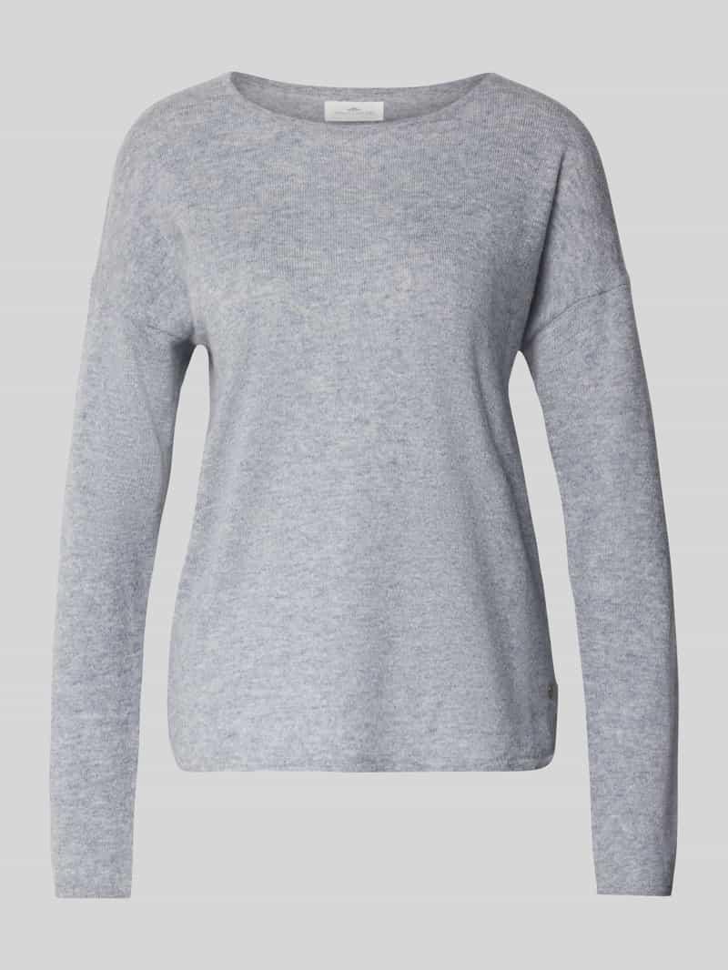 FYNCH-HATTON Gebreide pullover van puur kasjmier met ronde hals