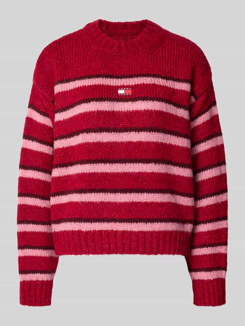 Tommy Jeans Regular fit gebreide pullover met alpaca