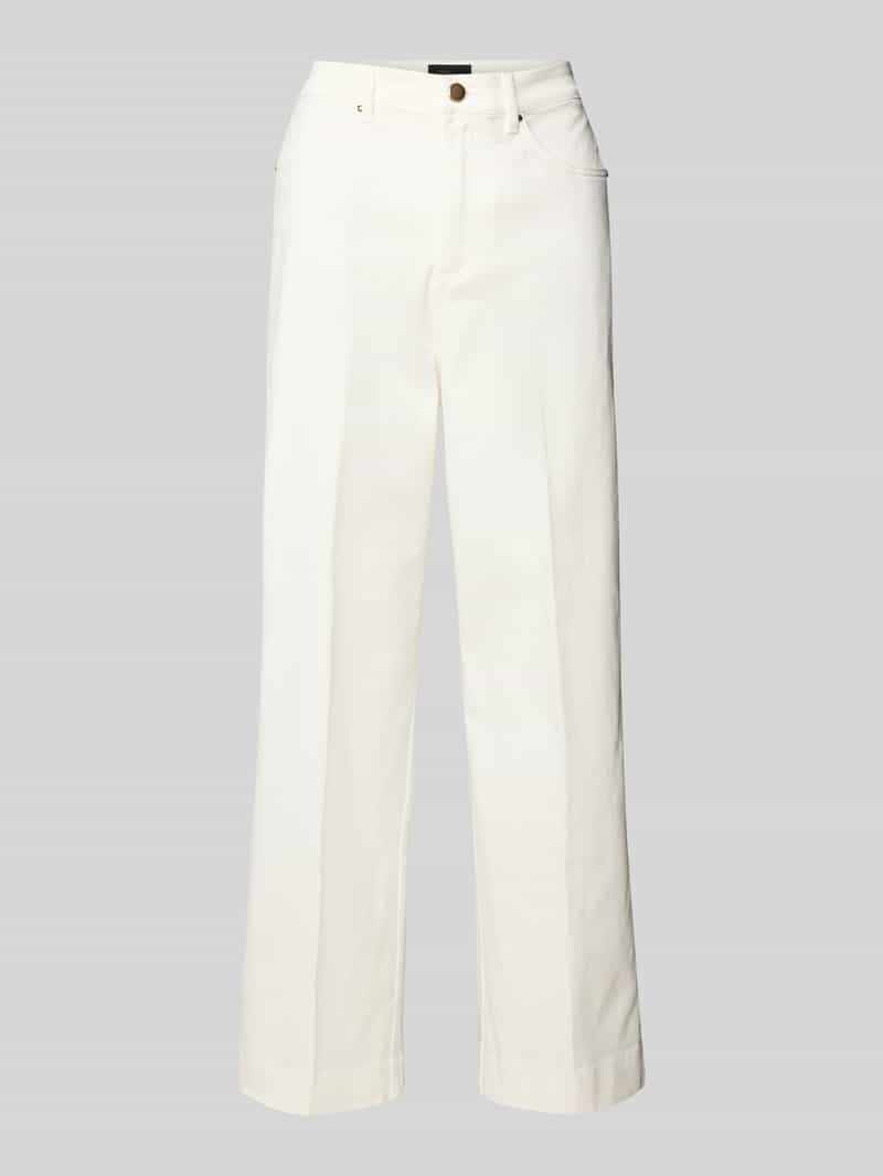 s.Oliver BLACK LABEL Regular fit culotte van katoenmix