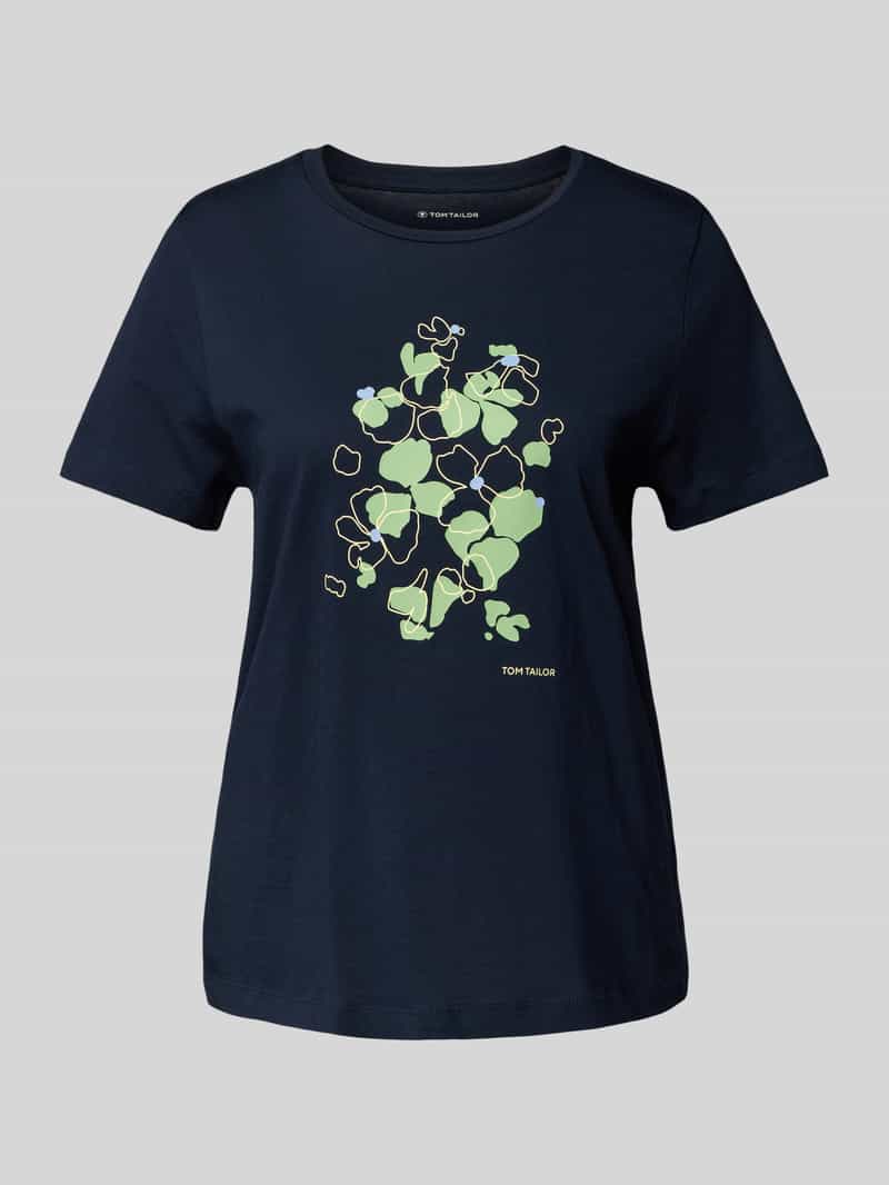 Tom Tailor Regular fit T-shirt van puur katoen