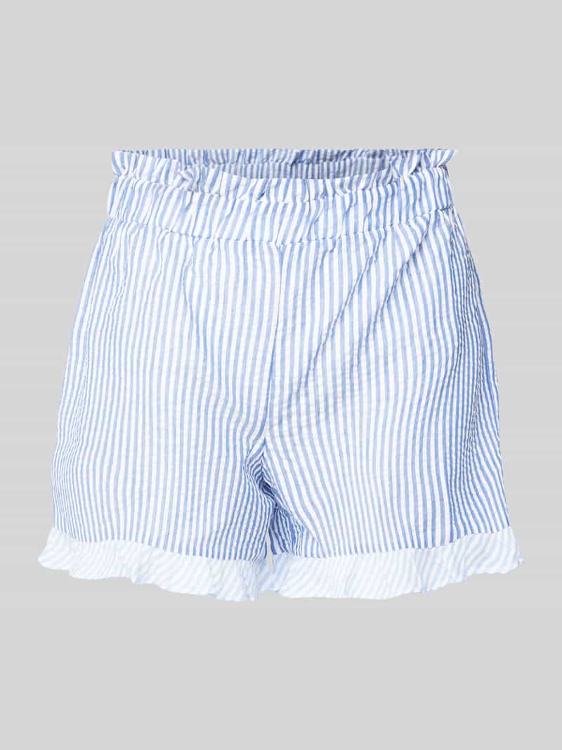 A-view Relaxed fit korte broek met volantzoom model 'Salvador'