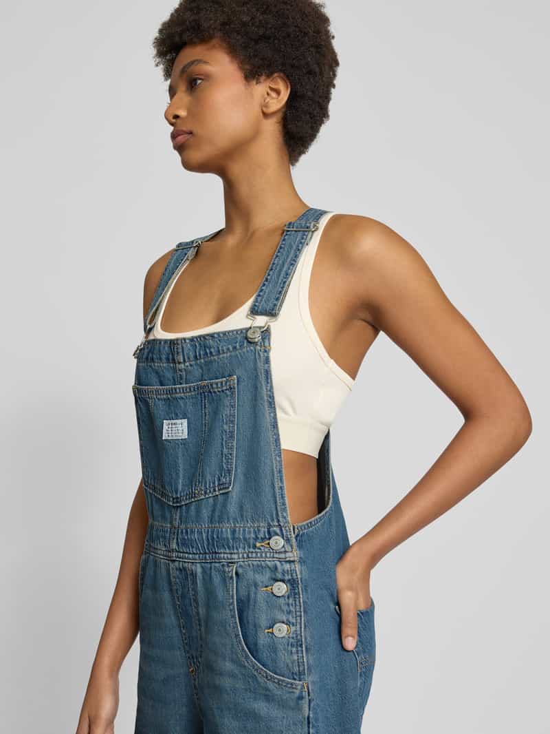 Levi's Regular fit korte tuinbroek met labelpatch