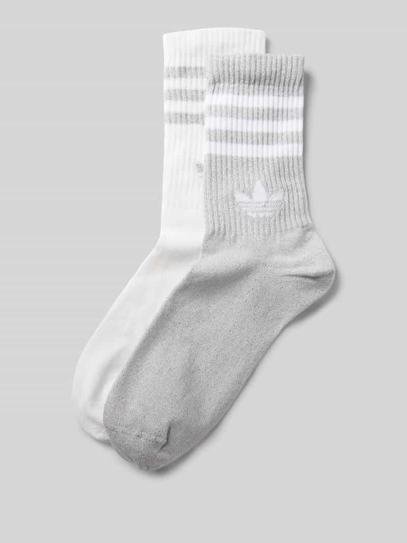adidas Originals Sokken met labeldetail in een set van 2 paar