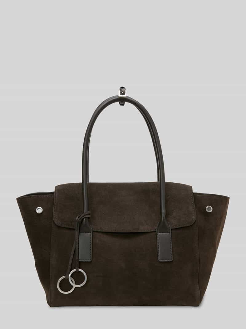 Marc O'Polo shopper schoudertas Gaby Shopper Burnt Coffee donkerbruin
