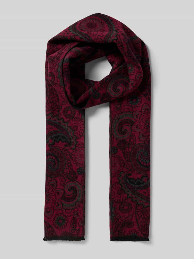 Christian Berg Men Sjaal met rafels