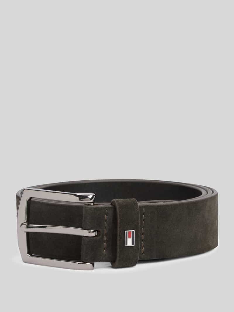 Tommy Hilfiger Riem van echt leer model 'DENTON 3.5 SUEDE'