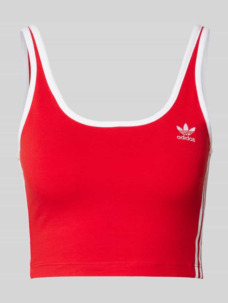 adidas Originals Korte top met labelstitching