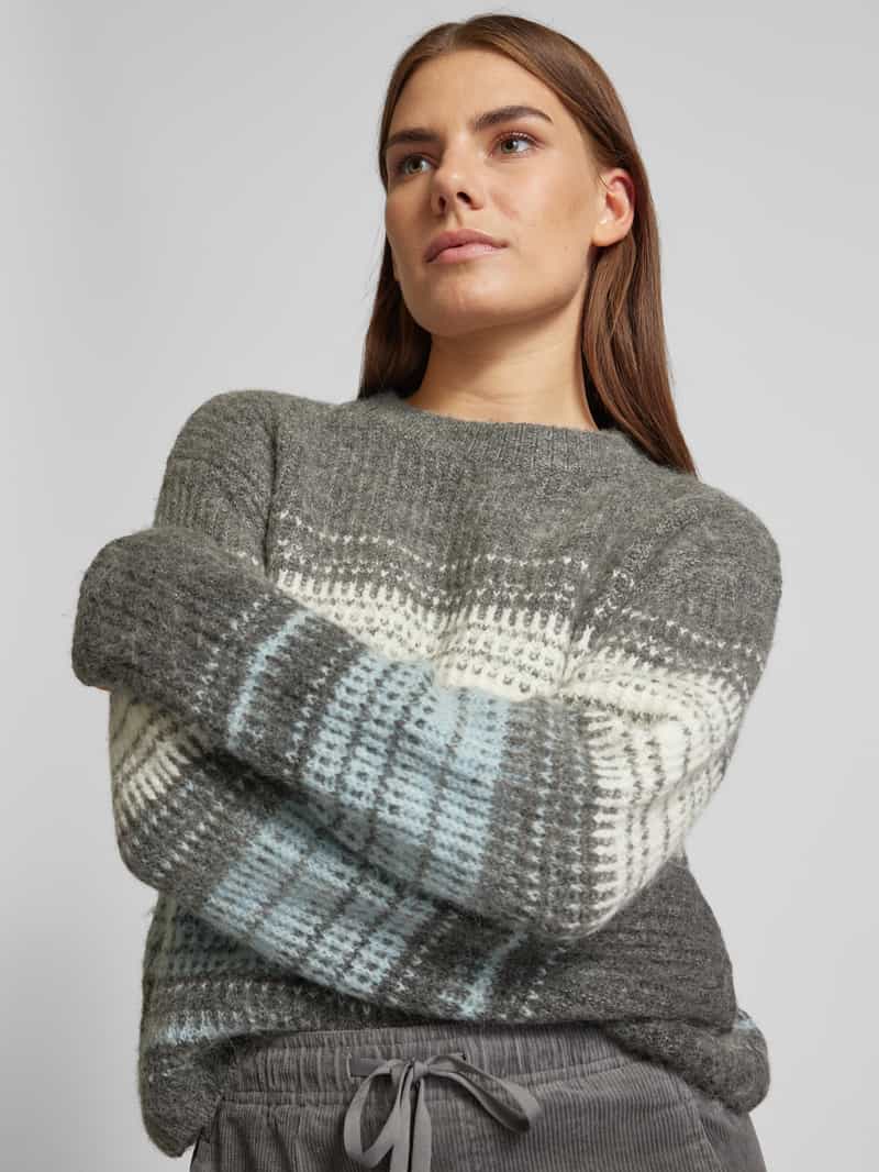 Opus Gebreide pullover met wol model 'Pradeta'