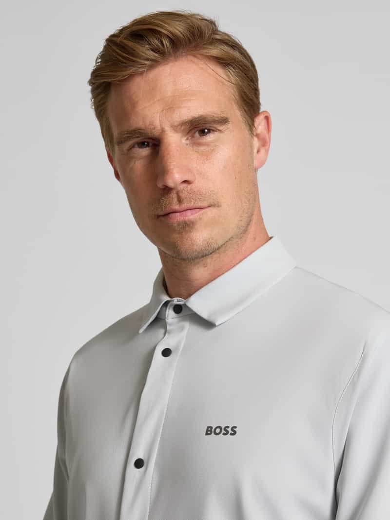 BOSS Green Relaxed fit vrijetijdsoverhemd met odor control