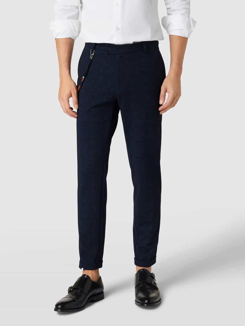 Stoffen broek met structuurmotief, model 'Conn' CG - Club of Gents