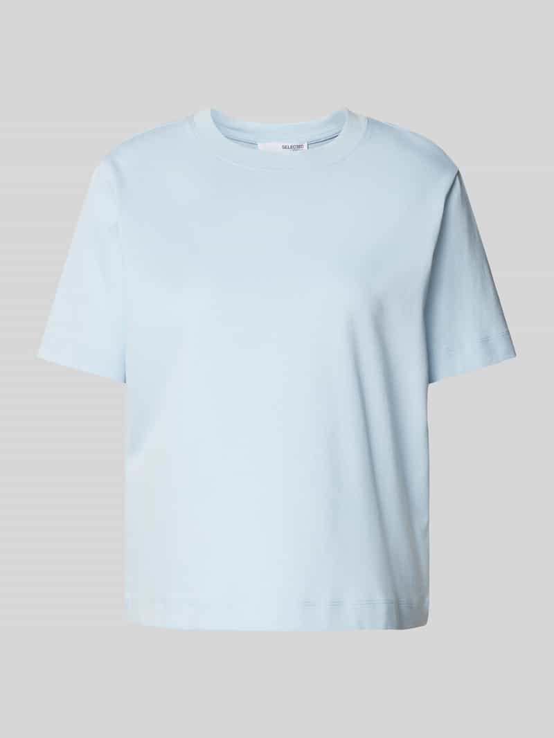 Selected Femme T-shirt met ronde hals