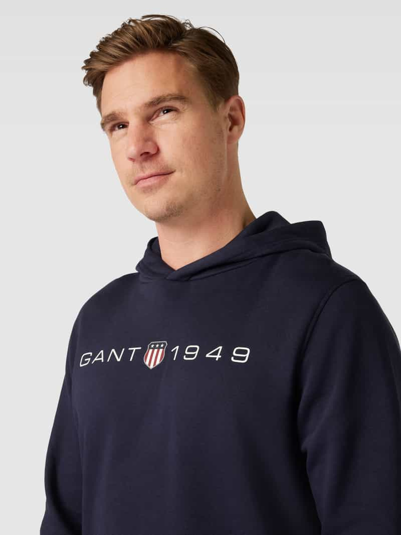 Gant Hoodie met labelprint