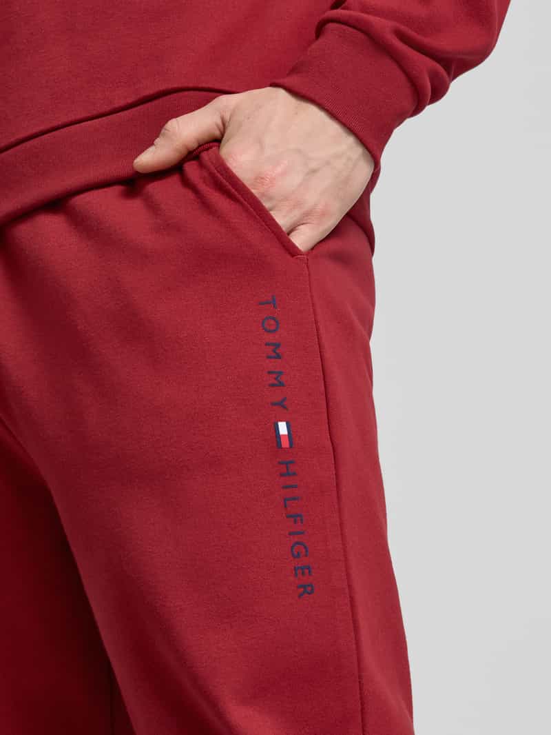 Tommy Hilfiger Sweatpants met steekzakken opzij