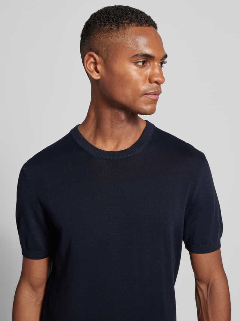 Strellson Gebreide pullover met ribboorden model 'ADRIAN'