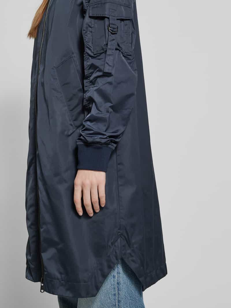 Beaumont Amsterdam Lange jas met opstaande kraag model 'ALI'