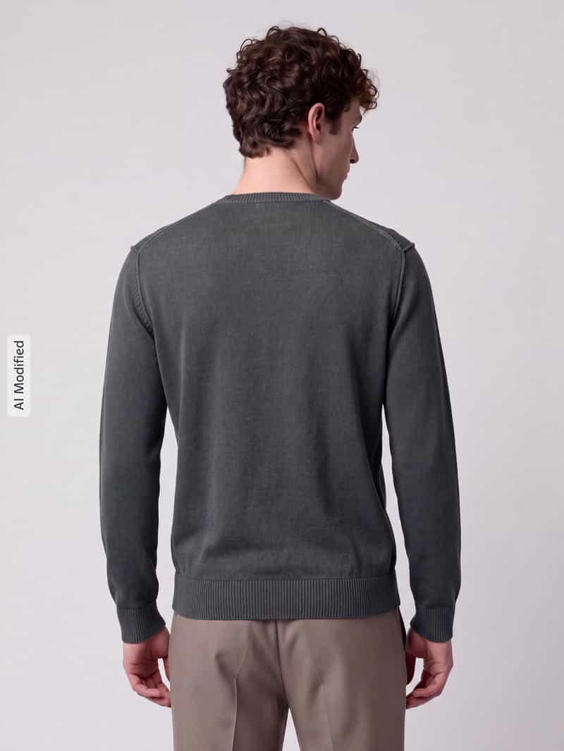Only & Sons Regular fit pullover van puur katoen