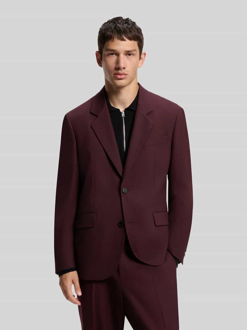 HUGO modern fit colbert met viscoseaandeel model 'Karlo243X'