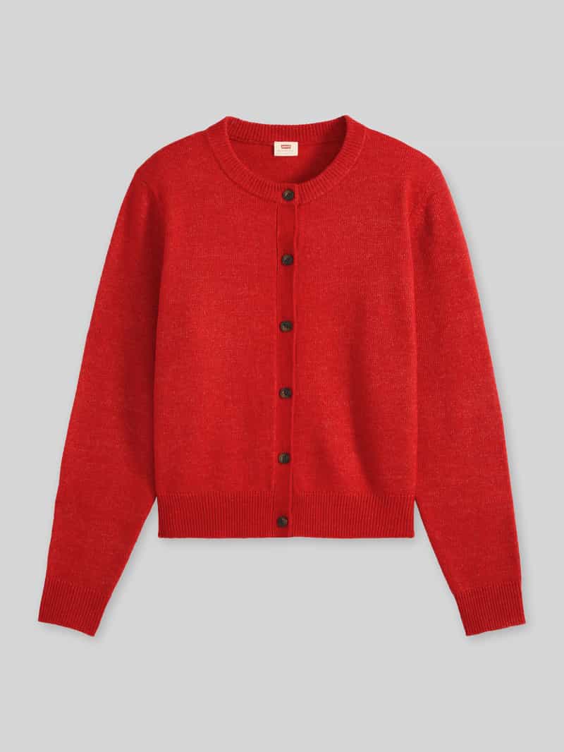 Levi's Regular fit gebreid jack met wol model 'CLAIRE'