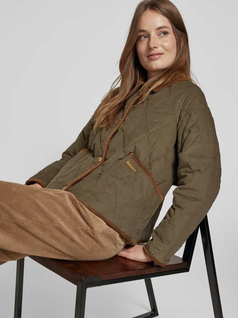 Barbour Jack met drukknoopsluiting model 'Emilia'