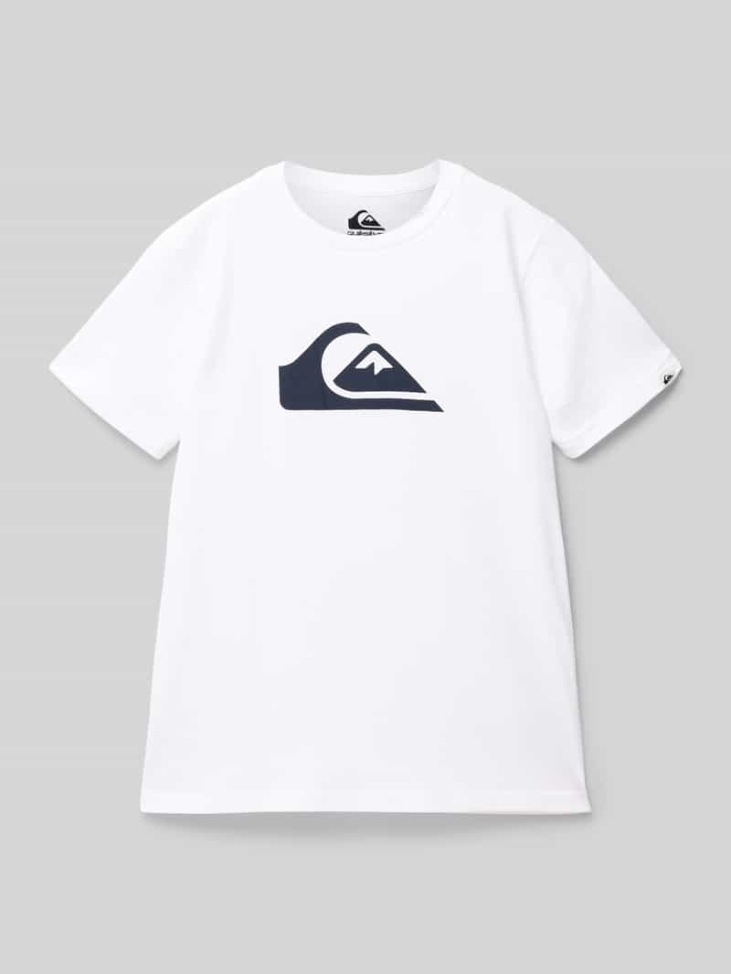 Quiksilver T-shirt met labelprint