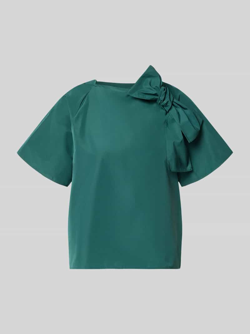regular fit blouse met korte mouwen met katoen model 'RECENTE'