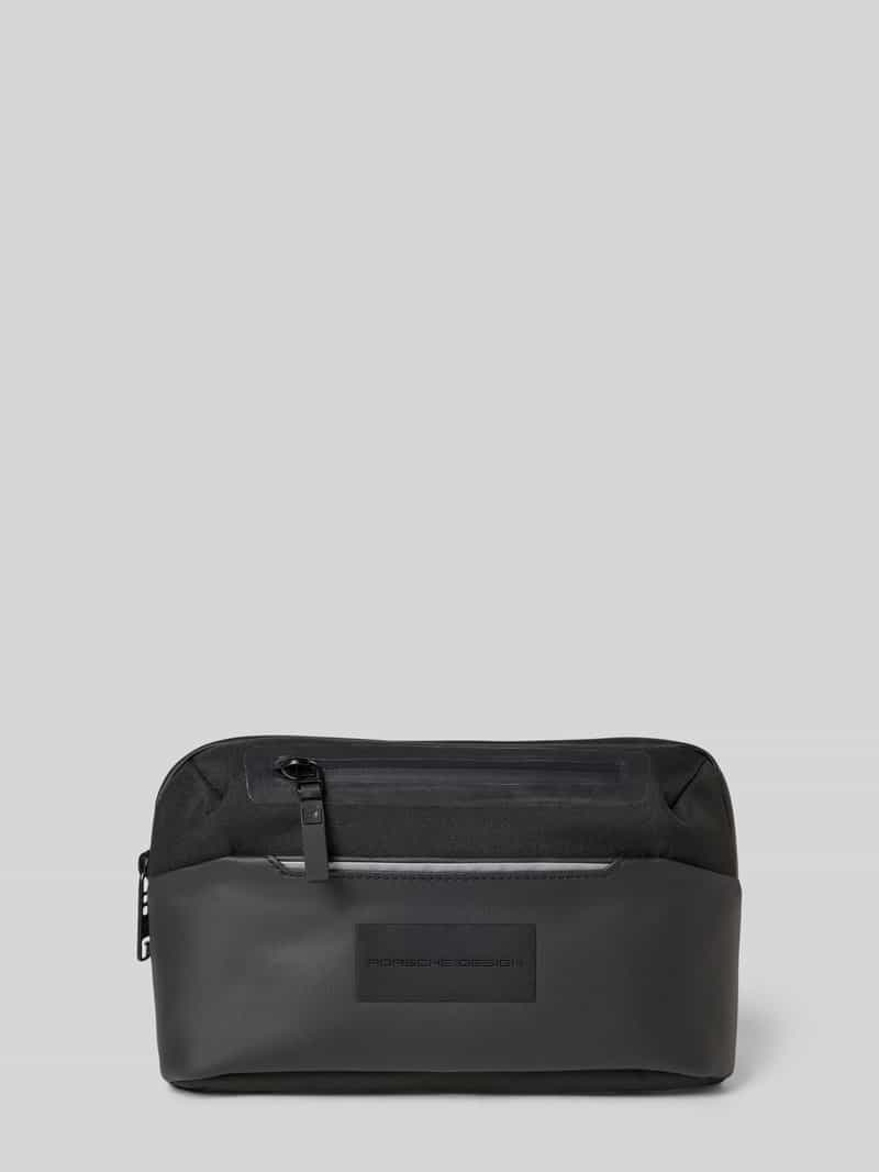 Schoudertas met labeldetail