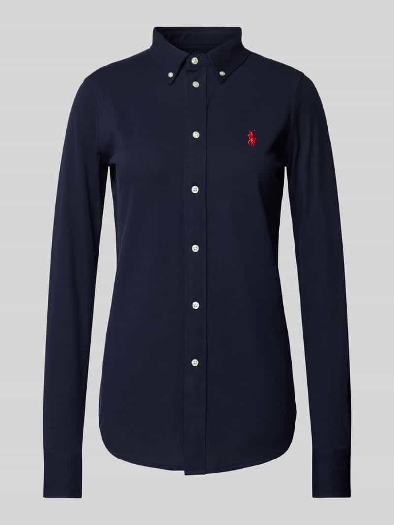 Polo Ralph Lauren Regular fit overhemdblouse met labelstitching