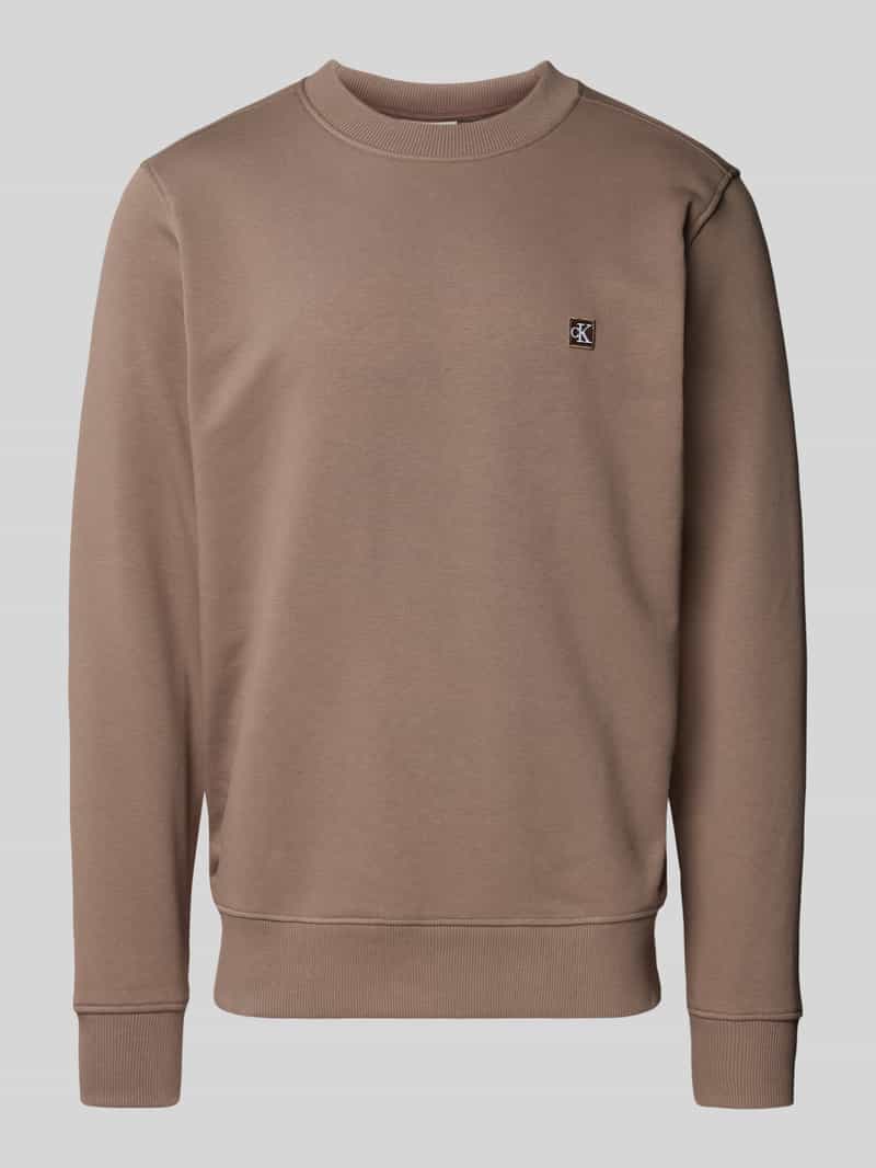 Calvin Klein Jeans Sweatshirt met labelpatch