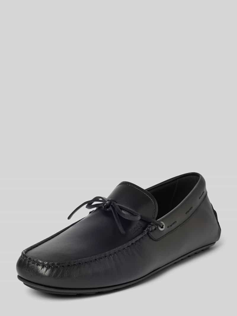 Mocassins met label in reliëf, model 'Noel'