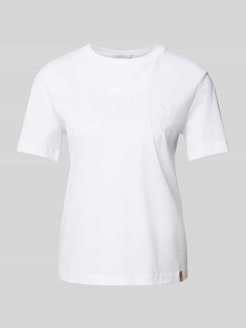 MM T-shirt met labelopschrift model 'PAGGIO'