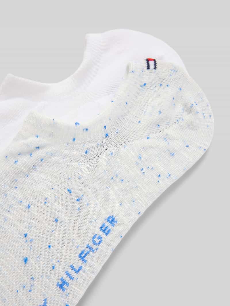 Tommy Hilfiger Kousenvoetjes met elastische ribboordjes in een set van 2 paar
