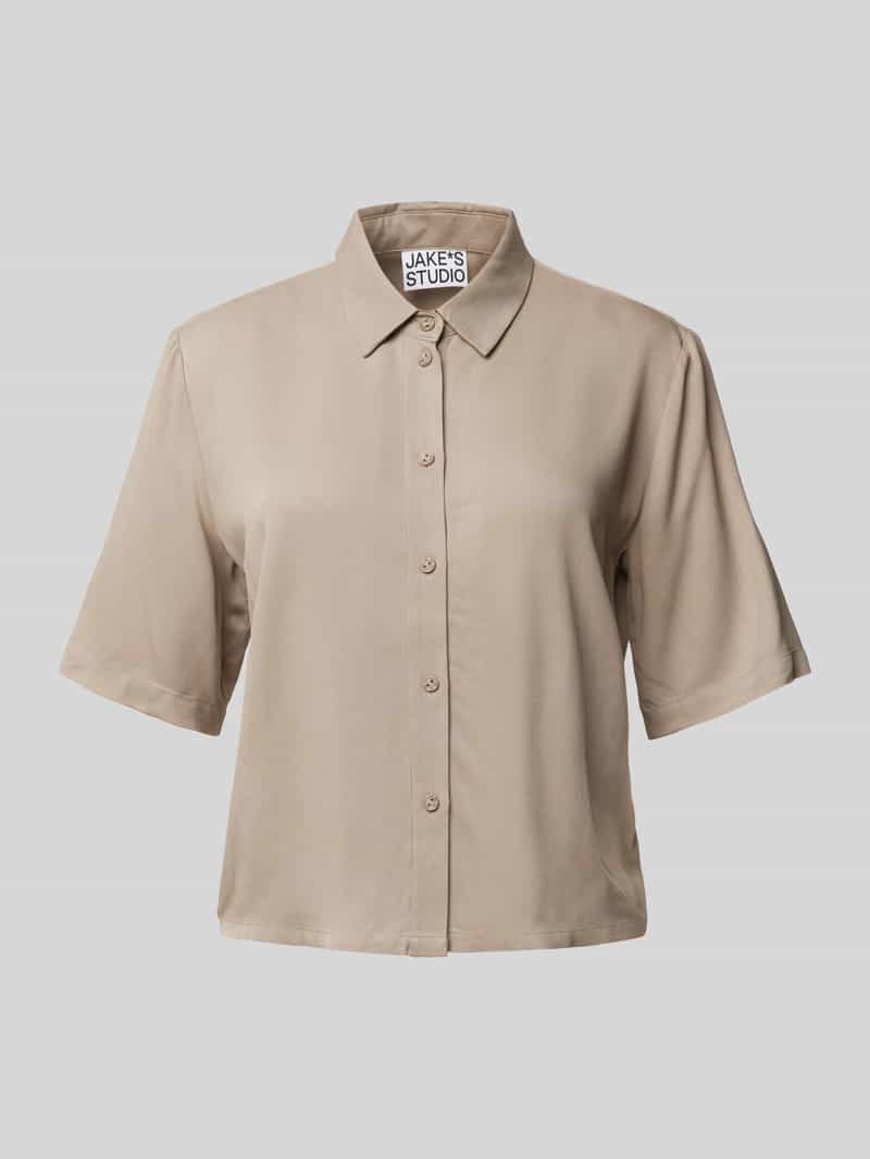 JAKE*S STUDIO WOMAN Regular fit overhemdblosue met 1 2-mouwen