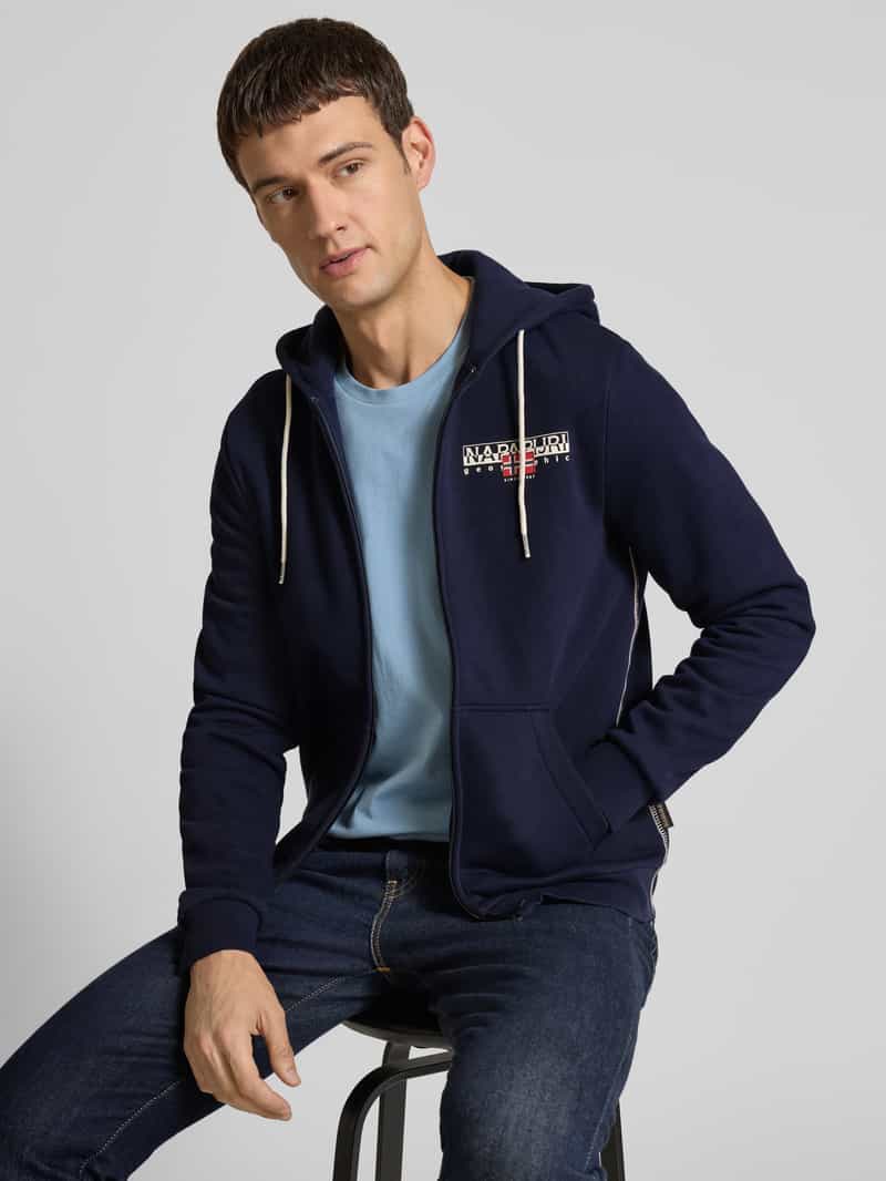 Napapijri Sweatjack met capuchon en kangoeroezak model 'AYLMER'