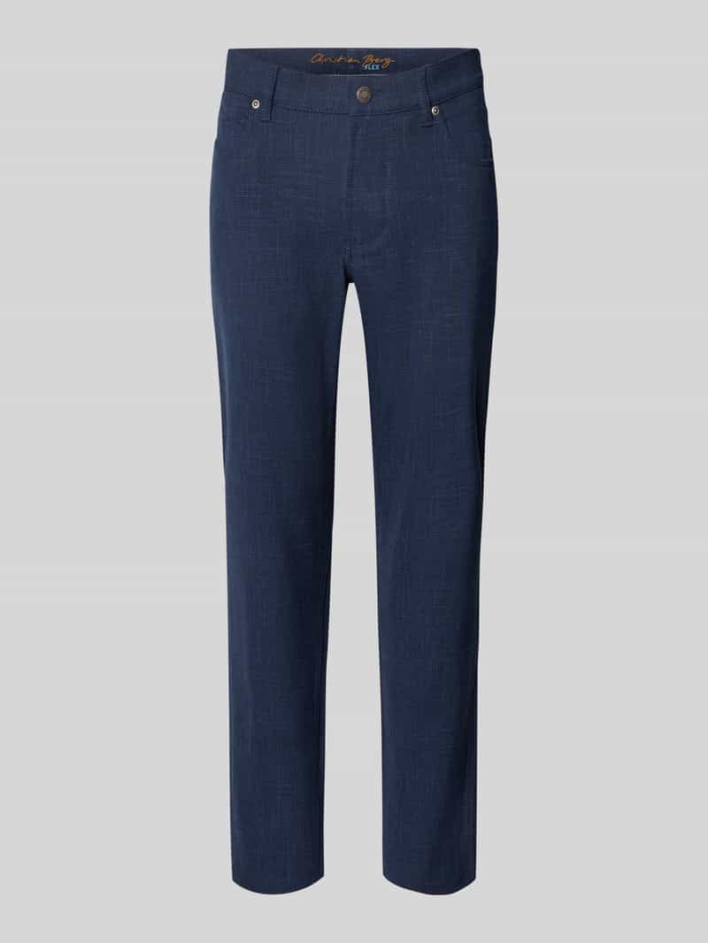Christian Berg Men Regular fit broek met steekzakken
