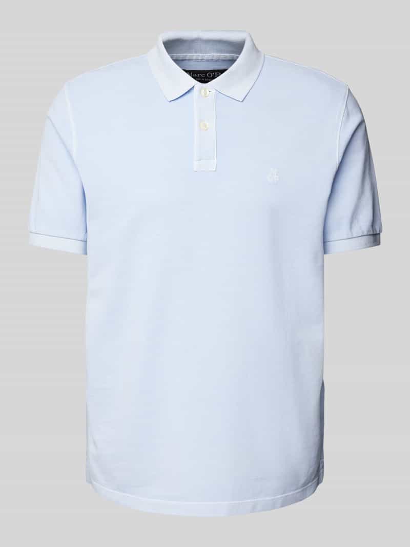 Marc O'Polo Regular fit poloshirt van puur katoen met logostitching