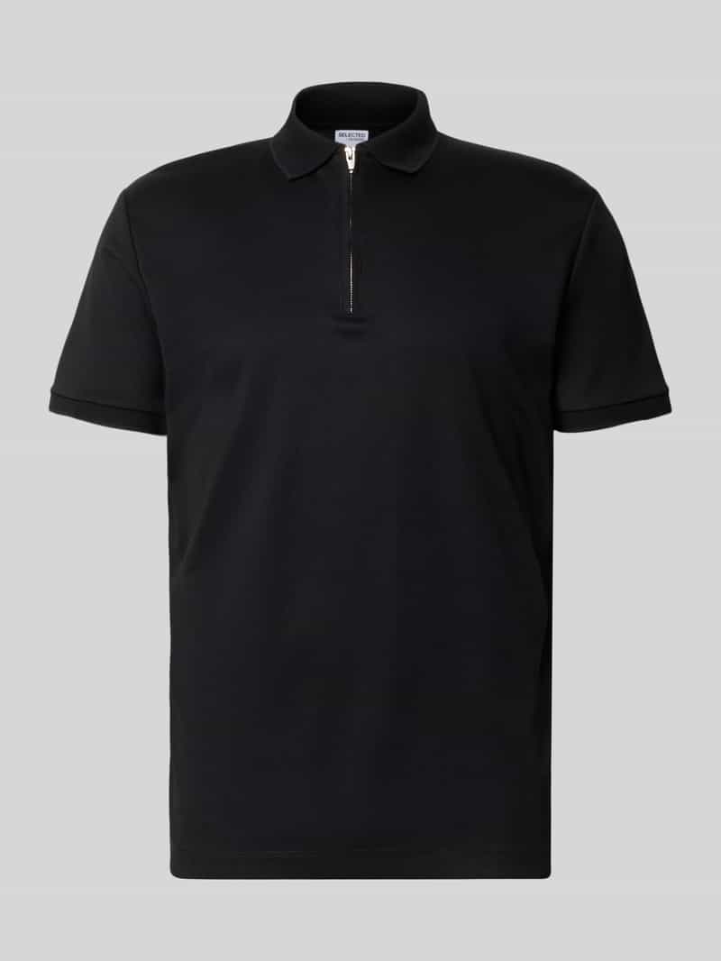 Selected Homme Regular fit poloshirt van katoenmix model 'FAVE'