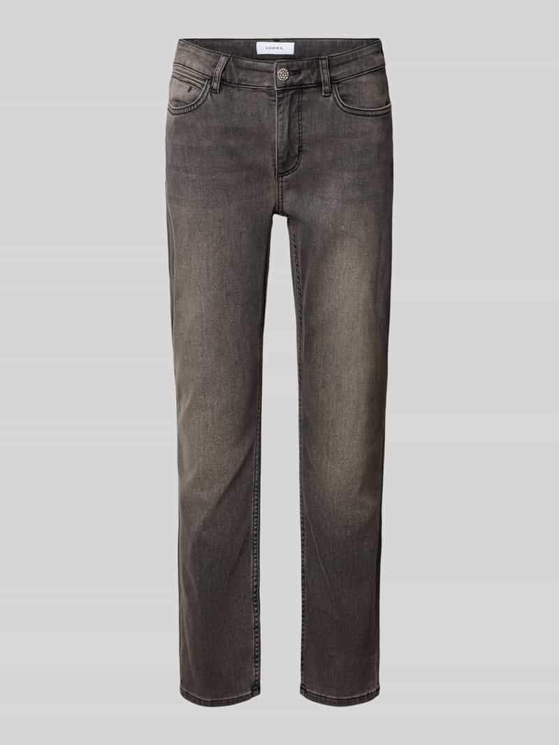 comma Jeans in used-look met steekzakken