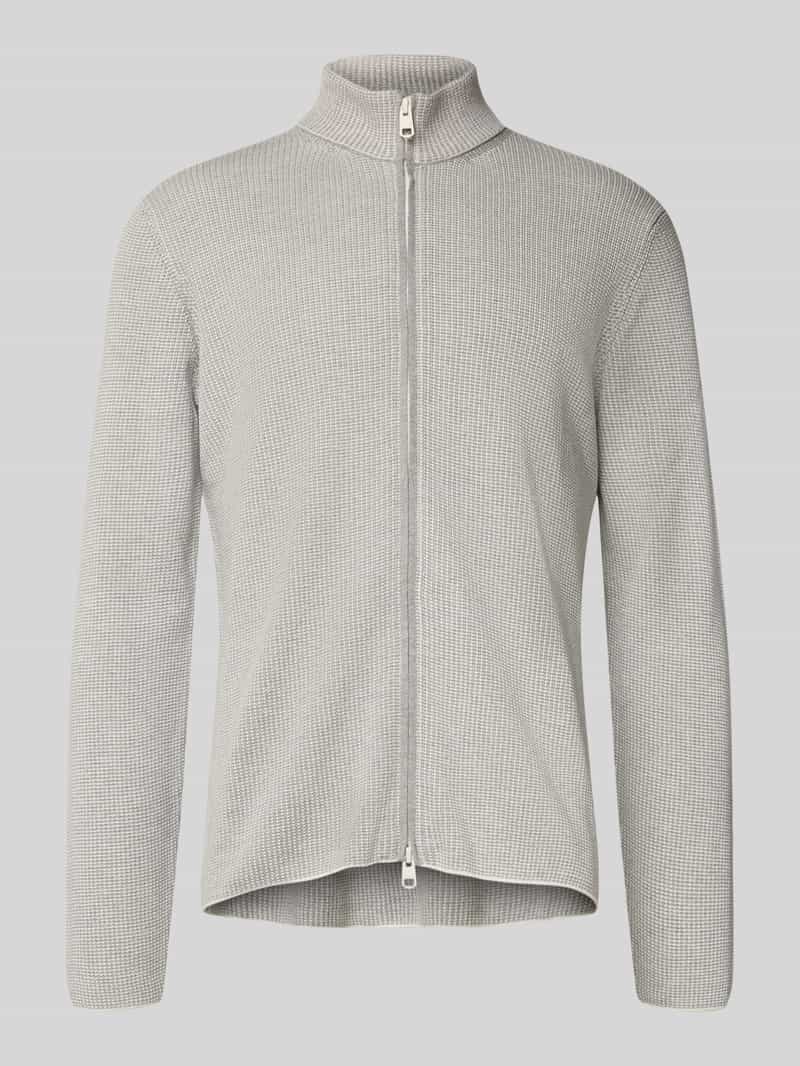CINQUE Regular fit gebreid jack met ritssluiting model 'Cinupio'