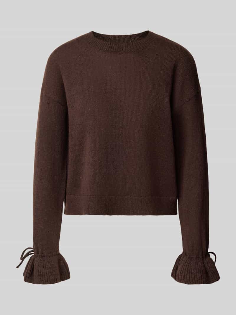 Pieces Pullover met geplooide mouwen