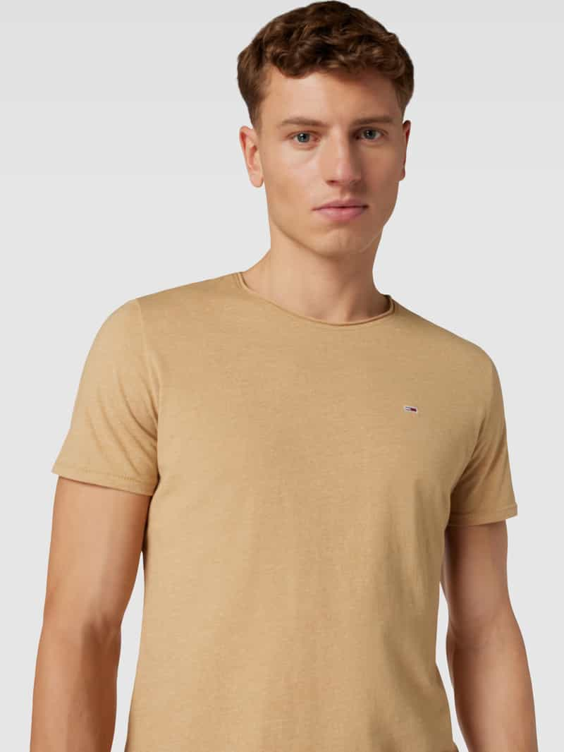 Tommy Jeans Slim fit T-shirt met ronde hals